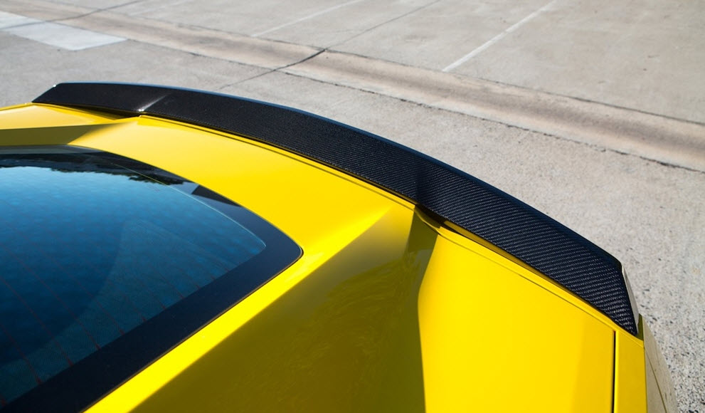 C7 Corvette Stingray TruFiber DCA54 Rear Spoiler, Carbon Fiber